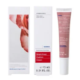 Korres Rose Sauvage Crème Coussin Contour Yeux Eclat 15ml