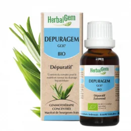 Depuragem Bio Favorise l'Élimination Des Toxines Complexe de Gemmothérapie Concentrée 30 ml