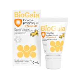 BIOGAIA GOUTTES PROBIOTIQUES + VITAMINE D - 10ml