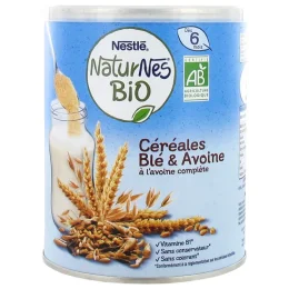 Naturnes Bio Céréales Blé & Avoine dès 6 Mois 240 g