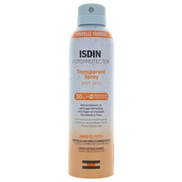 Fotoprotector Transparent Wet Skin Spray Crème Solaire Corps Spf30 250 ml