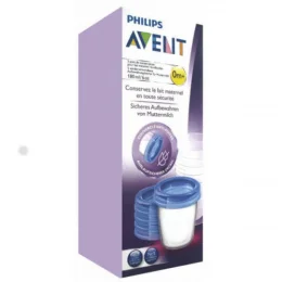 Avent Pots de conservation pour lait maternel 180 ml