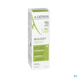 A-Derma Biology Crème Hydratante Dermatologique Bio