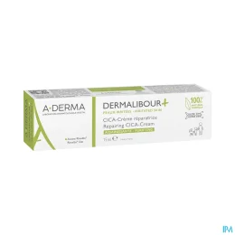 A-Derma Dermalibour + Cica Crème Réparatrice — Tube 15 mL