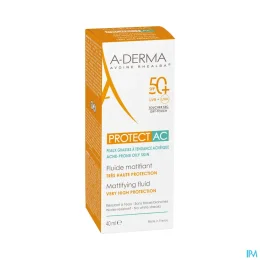 A-Derma Protect AC Fluide Solaire Matifiant SPF 50+