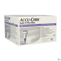 Accu-Chek Safe-T-Pro Plus Autopiqueurs Jetables