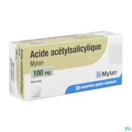 Acide Acétylsalicylique Mylan 100 mg