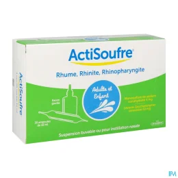 Actisoufre ampoules