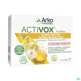 Activox Pastilles Miel Citron
