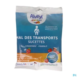 Alvityl Sucettes Mal des Transports