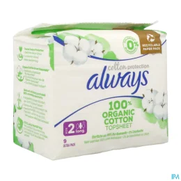 Always Cotton Protection Serviettes Hygiéniques Bio