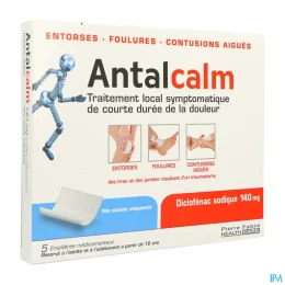 Antalcalm Emplâtres 140mg
