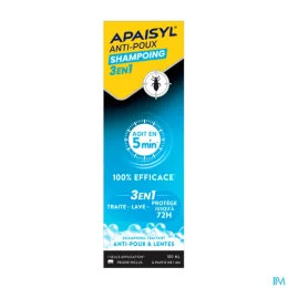 Apaisyl Anti-Poux Shampoing 3en1
