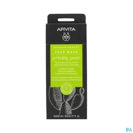 Apivita Express Beauty Masque Visage Hydratant & Apaisant à la Figue de Barbarie 2x8ml