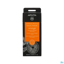APIVITA EXPRESS BEAUTY Masque Visage Radiance à l'Orange