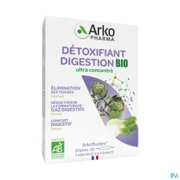 Arkofluides Artichaut Fenouil BIO 20 ampoules
