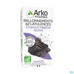 Arkogélules Charbon Végétal Activé Bio — 40 Gélules