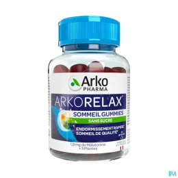 Arkorelax Sommeil Gummies sans sucre — 30 Gommes