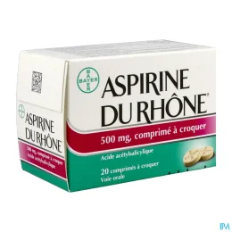 Aspirine du Rhône 500 mg