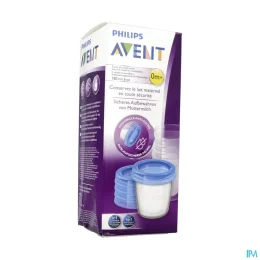 Avent Pots de conservation pour lait maternel 180 ml
