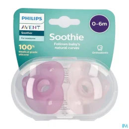 Avent Soothie Sucette 0-6 mois — Rose