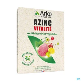 Azinc Vitalité Multivitamines Végétales