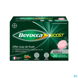 Bayer Berocca Boost Offre 2€ X20 Comprimes Effervescents