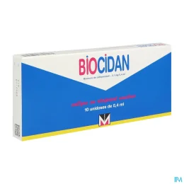 Biocidan 0,1 mg/0,4 ml collyre en 10 récipients unidose