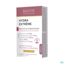 BIOCYTE HYDRA EXTREME Beaute et Hydratation - 40 Gelules