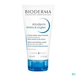 Bioderma Atoderm Crème Mains & Ongles Ultra-Nourrissante