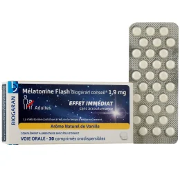 Biogaran Mélatonine Flash 1,9mg