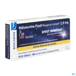 Biogaran Mélatonine Flash 1,9mg