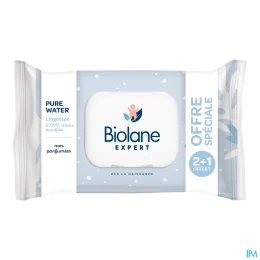 Biolane Expert Lingettes Pure Water