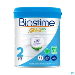 Biostime Lait en Poudre Bio 2eme âge