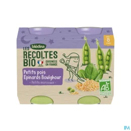 Blédina Bio Petit Pois Epinard Boulg X
