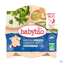 Bonne Nuit Brocoli Haricots Verts de Vendée & Riz au Persil