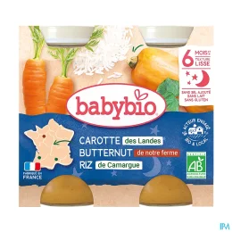 Bonne Nuit Carotte Des Landes Butternut Riz de Camargue