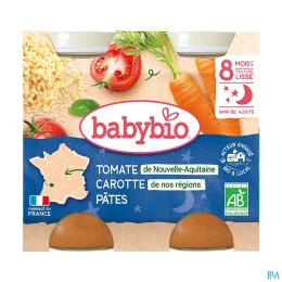 Bonne Nuit Compotée de Carotte Des Landes Tomate d'Aquitaine Pâtes