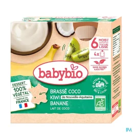 Brassé Végétal au Lait de Coco - Kiwi d'Aquitaine Banane