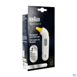 Braun Thermomètre Auriculaire ThermoScan 3 IRT3030