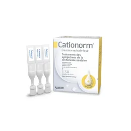 Cationorm émulsion opthalmique Sécheresse Oculaire