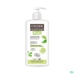 Cattier Kids Shampooing Douche 2 en 1 Bio Pomme Verte