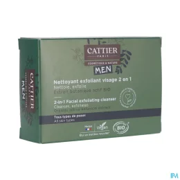 Cattier Men Nettoyant Exfoliant Visage