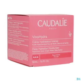 Caudalie VinoHydra Crème Hydratation Intense — Pot 50 mL