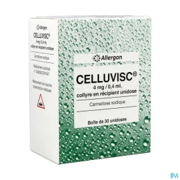 Celluvisc 4mg / 0,4ml Collyre en Unidoses