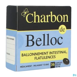 Charbon de Belloc capsules — 36 Capsules
