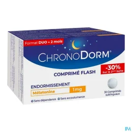 ChronoDorm Mélatonine 1mg
