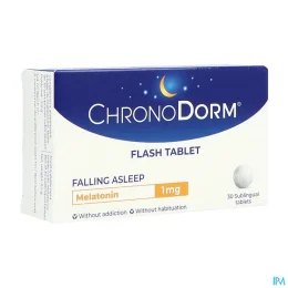 ChronoDorm Mélatonine 1mg — 30 Comprimés