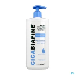Cicabiafine Baume Corporel Hydratant Quotidien Peaux Très Sèches — Flacon-Pompe 400 mL