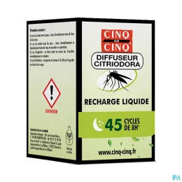 Cinq Sur Cinq Diffuseur Citriodora Anti-Moustiques